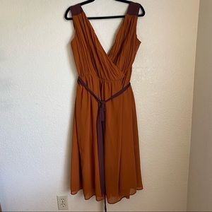 Modcloth Plus Size 2X burnt Orange Sleeveless Dress